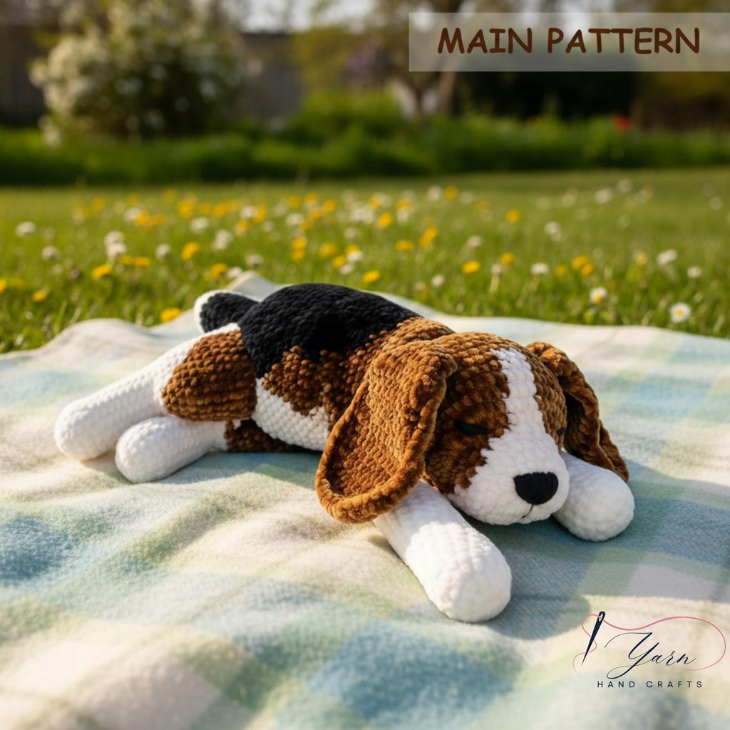Handmade Crochet Dog Plush Toy, Cute Amigurumi Puppy Doll, Soft Stuffed Animal, Custom Dog Gift, Nursery Decor, Pet Lover Gift, Cozy Home Decor