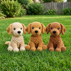 Handmade Crochet Puppy Dog Plush Toy, Cute Amigurumi Dog Stuffed Animal, Soft Kawaii Puppy Doll, Nursery Decor, Baby Gift, Dog Lover Gift