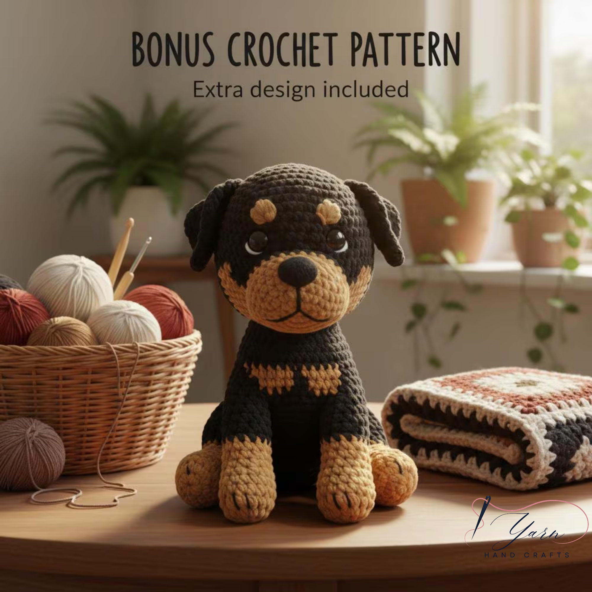 Crochet Dog Pattern Set, Handmade Amigurumi Dog Toy Design, Cute Puppy Crochet Pattern, DIY Stuffed Animal, Beginner Friendly Craft Gift