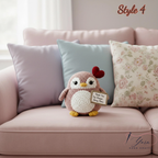 Crochet Penguin Plush Toy, Handmade Amigurumi Penguin Doll, Cute Kawaii Animal Plush, Winter Gift, Baby Shower Gift, Nursery Decor