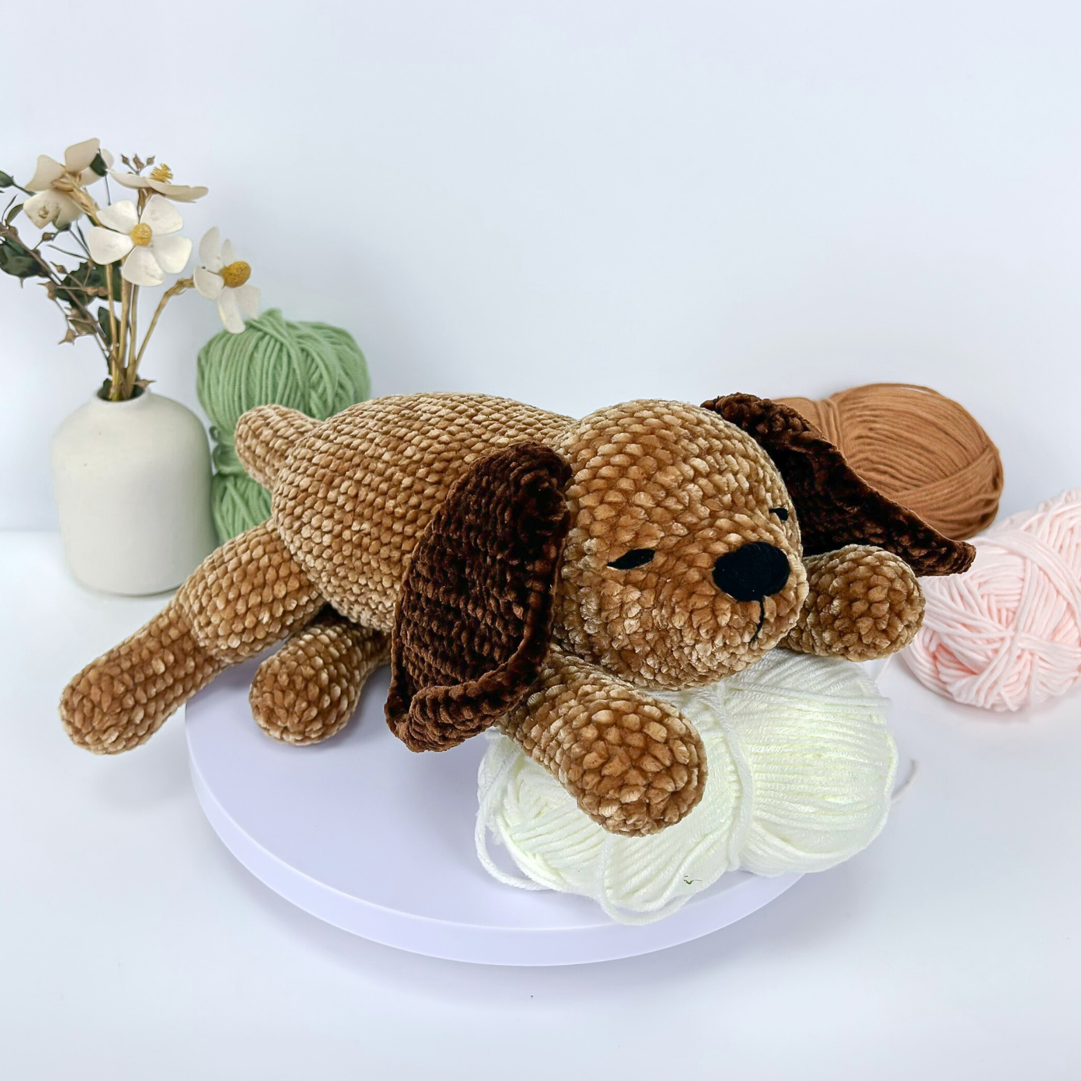 Amigurumi Dog Crochet Pattern: Velvet Puppy (English PDF Pattern)