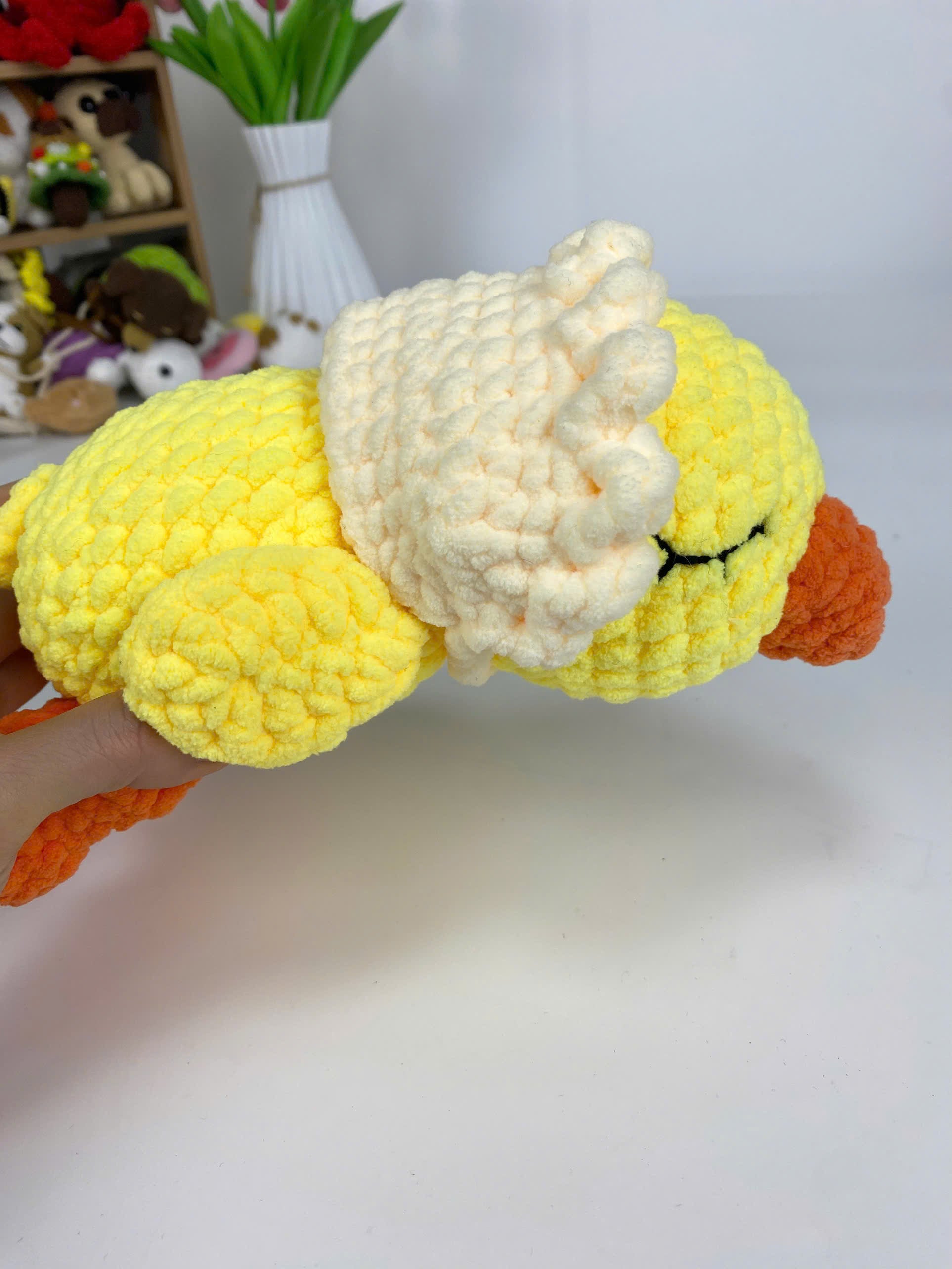 Sleeping Duck Crochet Pattern Bundle: Amigurumi Plush Toy (PDF Tutorial)