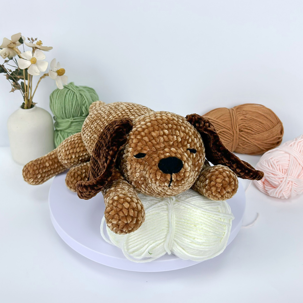 Amigurumi Dog Crochet Pattern: Velvet Puppy (English PDF Pattern)