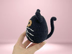 Black Cat Crochet Pattern PDF, Cute Amigurumi Cat Tutorial, Easy Crochet Cat Plush