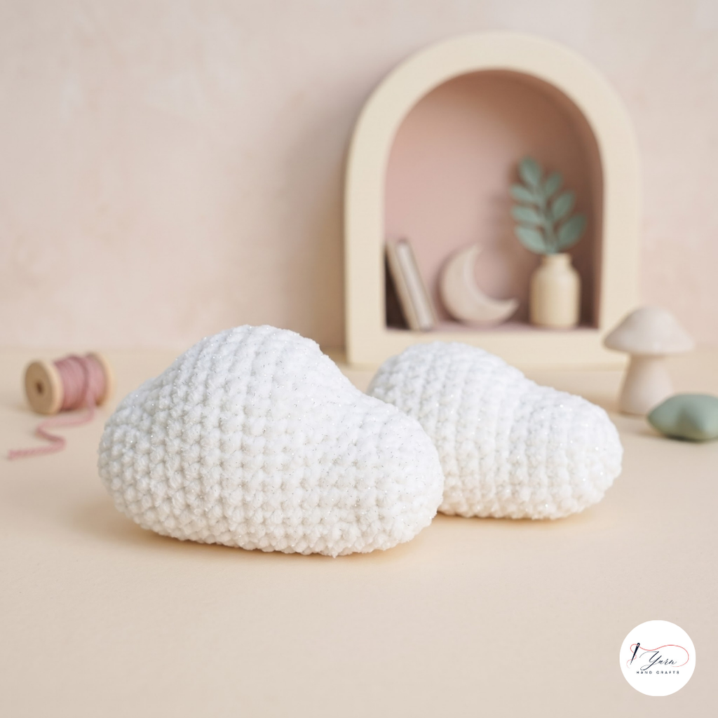 Angel Penguin Crochet Pattern PDF, Valentine Amigurumi with Cloud and Halo