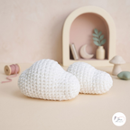 Angel Penguin Crochet Pattern PDF, Valentine Amigurumi with Cloud and Halo