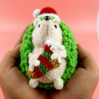 Christmas Sea Turtle Crochet Pattern PDF, Jingle Prickles Amigurumi, Cute Holiday Plush Tutorial