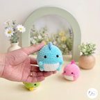 Dinosaur Crochet Pattern Bundle PDF, T-Rex Triceratops and Brachiosaurus