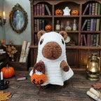 Ghost Capybara Crochet Pattern PDF – Halloween Amigurumi Plush