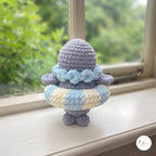 Crochet Seal Plush with Floatie, Handmade Amigurumi Sea Animal, Soft Ocean Stuffed Toy, Seal Lover Gift, Nursery Decor