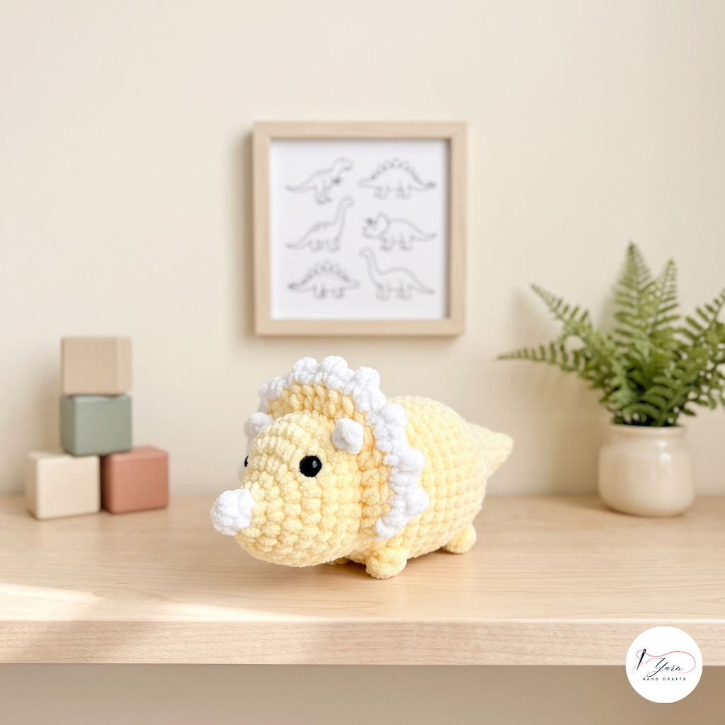 Cute Dinosaur Crochet Pattern Bundle PDF, Dino Amigurumi Plush Collection, Prehistoric Animals, Volcano and Mushroom Crochet Patterns