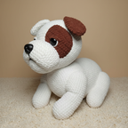 Dog Crochet Pattern, Bulldog Pattern, Plush Dog Crochet
