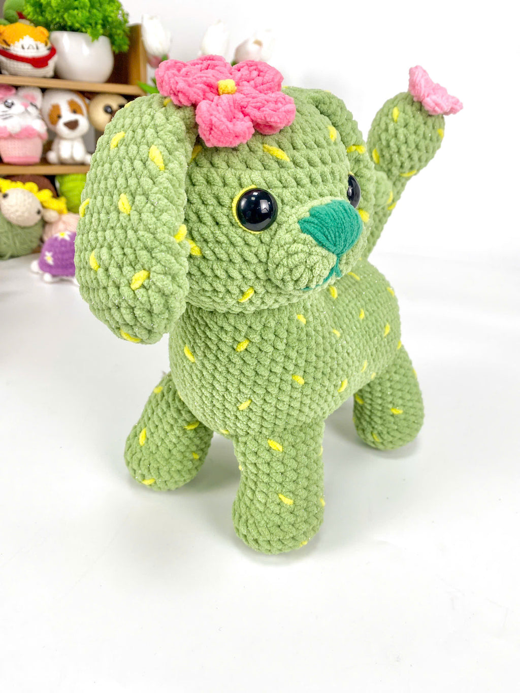 Cactus Dog Crochet Pattern: Amigurumi Plush Toy (PDF Pattern)