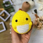 Cute Yellow Chick Crochet Pattern PDF, Amigurumi Chicken Plush Tutorial, Beginner Friendly Handmade Plush DIY