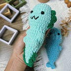 Axolotl No Sew Crochet Pattern PDF, Cute Axolotl Amigurumi Tutorial, Easy Plush Animal Pattern
