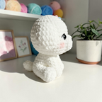White Puppy Crochet Pattern PDF, Cute Dog Amigurumi Pattern