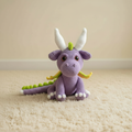 Dragon Crochet Pattern PDF, Fantasy Amigurumi Dragon, Plush Dragon Toy
