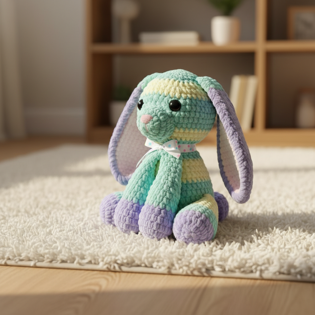 Bunny Amigurumi Pattern, Easter Bunny Crochet Pattern PDF