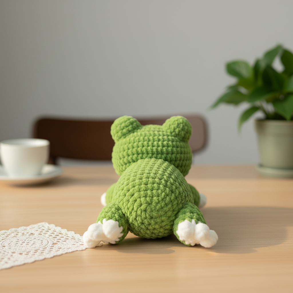 Frog Crochet Pattern, Amigurumi Frog Pattern, Cute Frog Plush Crochet