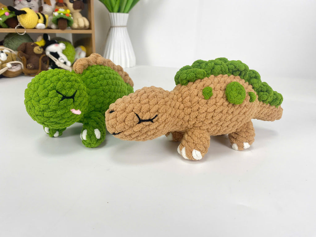 Stegosaurus Crochet Pattern Bundle: Beginner Friendly Amigurumi (PDF)