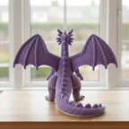 Amigurumi Dragon Crochet Pattern Bundle, Blue & Purple Fantasy Plush (PDF Pattern)