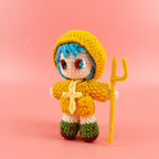 Luce Crochet Pattern PDF, Cute Anime Doll Amigurumi, Hooded Character Crochet, Kawaii Plush Pattern