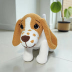 Crochet Basset Hound Amigurumi Pattern, Beginner Friendly (PDF Pattern)