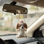 Amigurumi Puppy Crochet Pattern Set, Hanging Car Dog Charms (PDF Pattern).