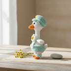 Crochet Goose with Bib Pattern, Easy Amigurumi Animal (PDF Pattern, 5 Languages)