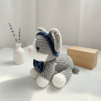 Puppy Crochet Pattern PDF, Cute Dog Amigurumi, Kawaii Lying Puppy Plush, Beginner Friendly
