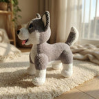 Grey White Dog Crochet Pattern PDF, Husky Dog Amigurumi Tutorial, Puppy Crochet Pattern