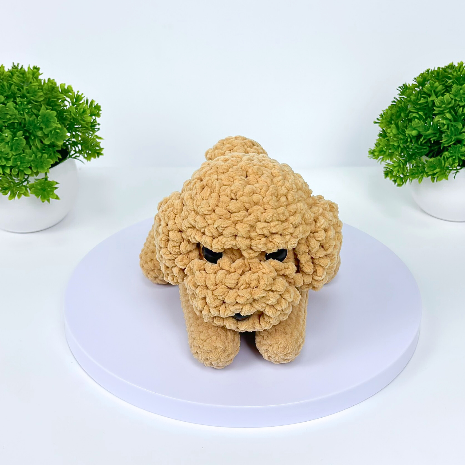 Poodle Amigurumi Crochet Pattern: Plush Puppy (PDF)