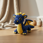 Dragon Crochet Pattern – Amigurumi Dragon PDF Pattern, Fantasy Plush Toy, Cute Dragon DIY Gift
