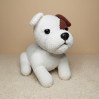 Dog Crochet Pattern, Bulldog Pattern, Plush Dog Crochet