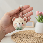Animal Keychain Crochet Pattern Bundle, Kawaii Animal Keychain Set, Beginner Friendly