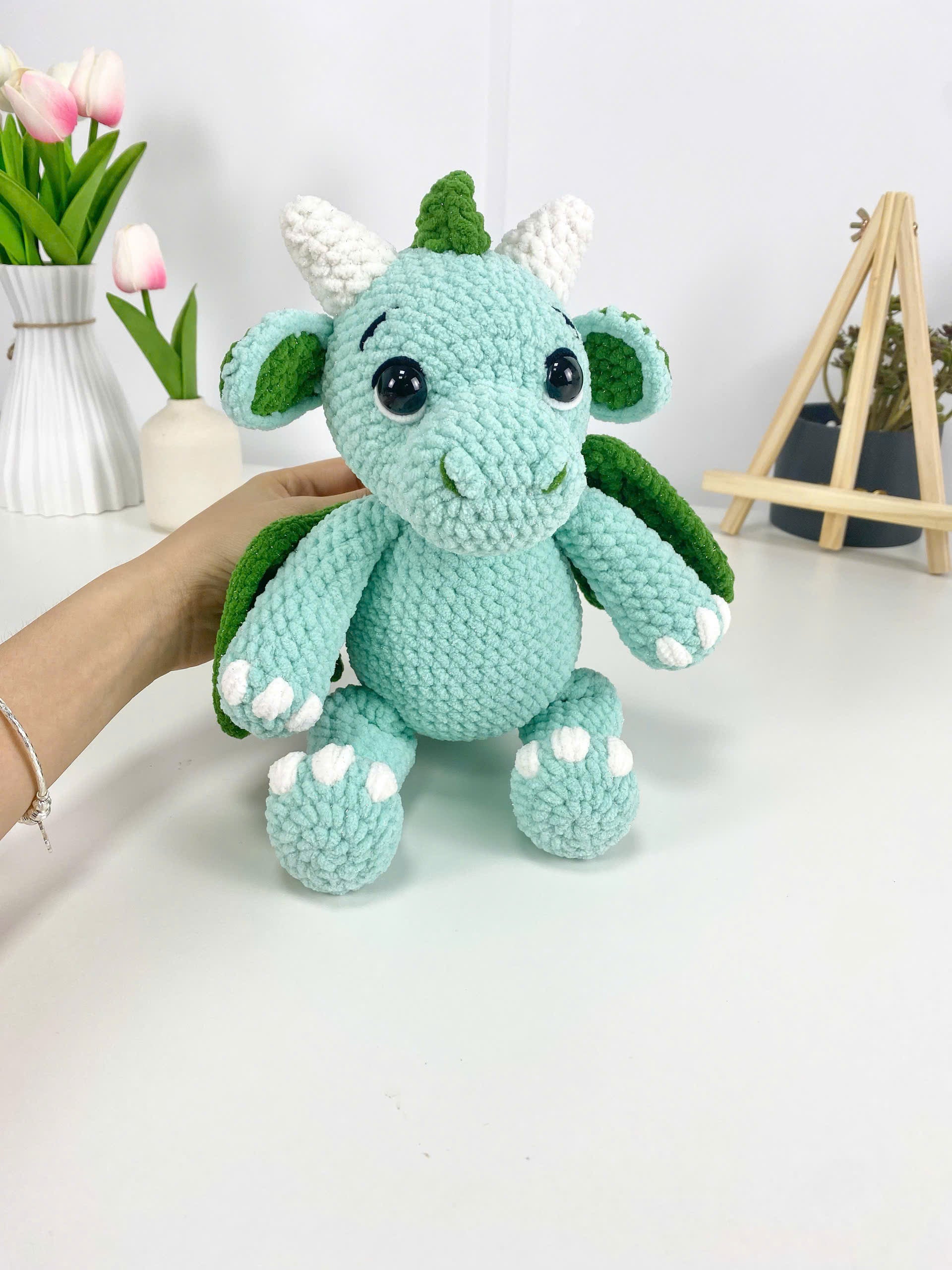 Amigurumi Dragon Crochet Pattern: Beginner-Friendly Plush Toy (PDF Pattern)