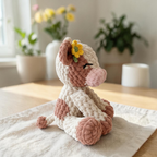 Laughing Cow Crochet Pattern, Cow Amigurumi Pattern, Low Sew Crochet Pattern