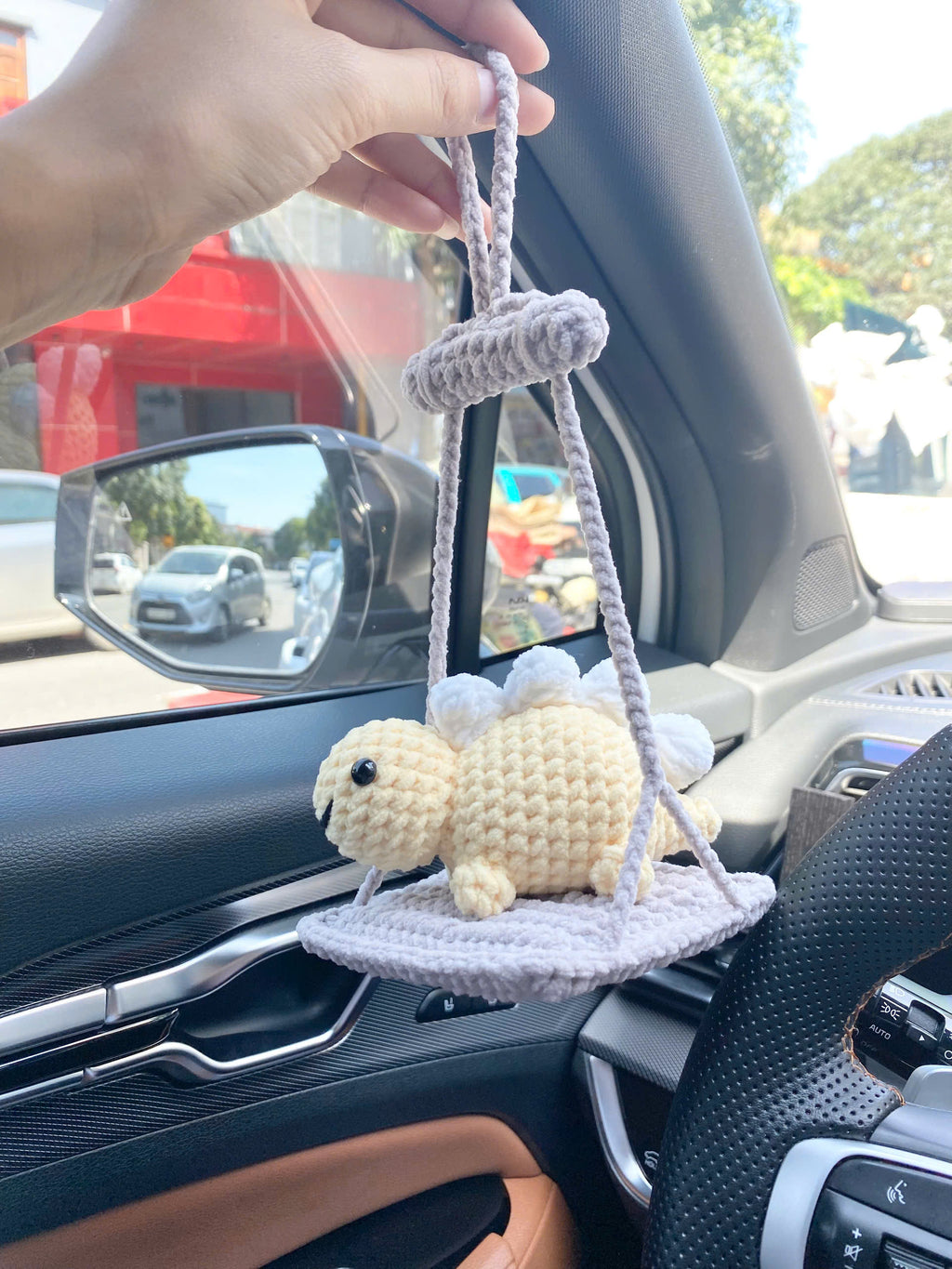 Dinosaur Keychain Crochet Pattern: Amigurumi Dino Toy (PDF Pattern, Beginner Friendly)