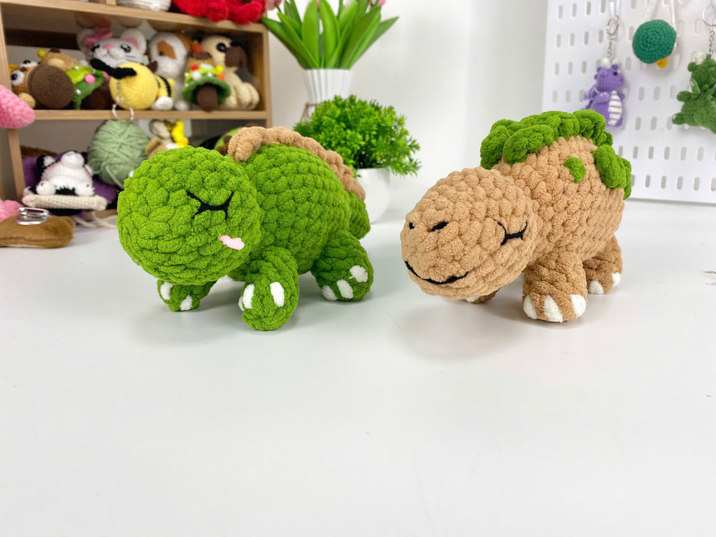 Stegosaurus Crochet Pattern Bundle: Beginner Friendly Amigurumi (PDF)