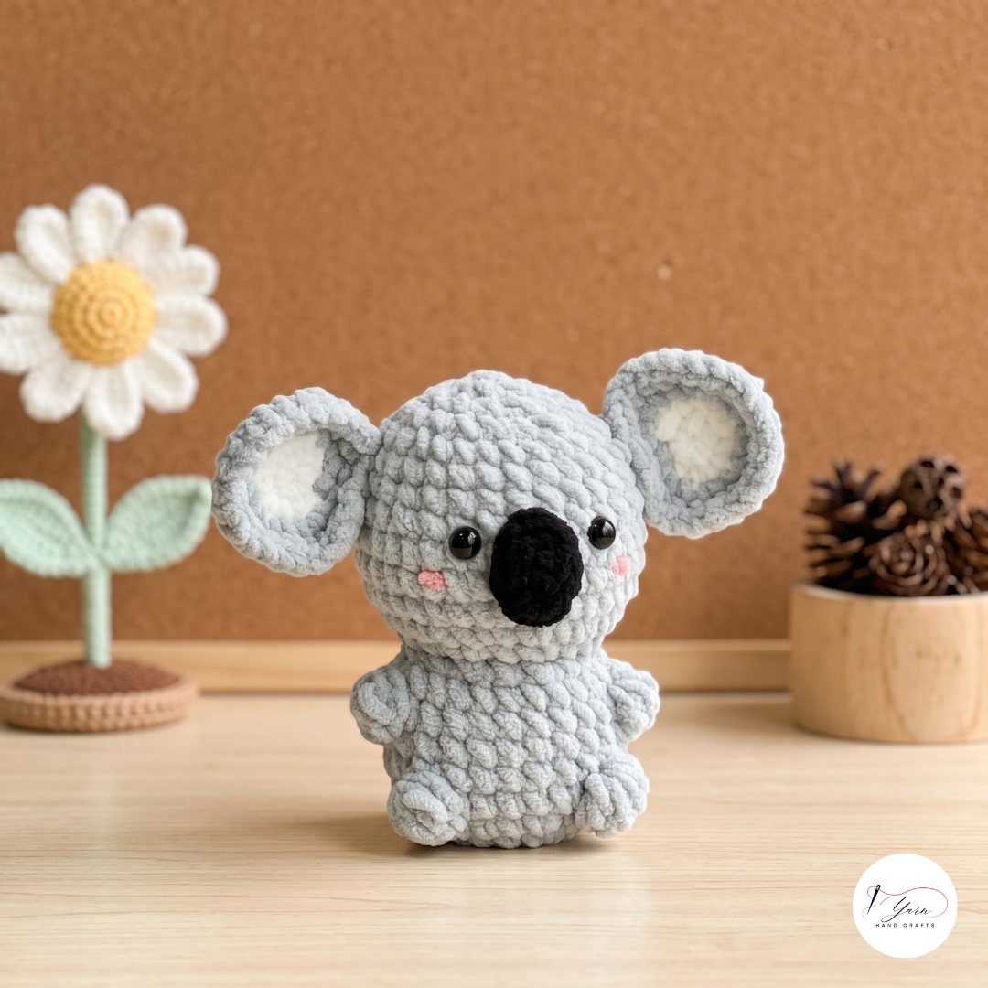 Cute Animal Crochet Pattern Bundle PDF, Koala Horse Unicorn and Axolotl