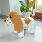 Crochet Basset Hound Amigurumi Pattern, Beginner Friendly (PDF Pattern)