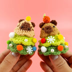 Christmas Crochet Pattern Bundle PDF, Pine Posse Amigurumi, Tree Animal Crochet Pattern, Holiday Plush Set
