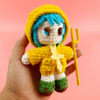 Luce Crochet Pattern PDF, Cute Anime Doll Amigurumi, Hooded Character Crochet, Kawaii Plush Pattern