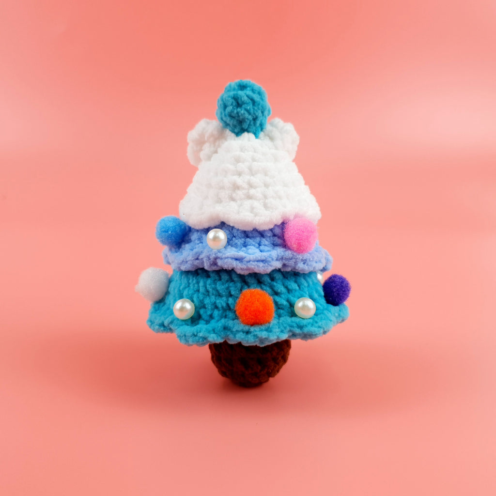 Christmas Tree Bear Crochet Pattern PDF, Cute Bear Amigurumi Ornament, Mini Holiday Crochet Tutorial