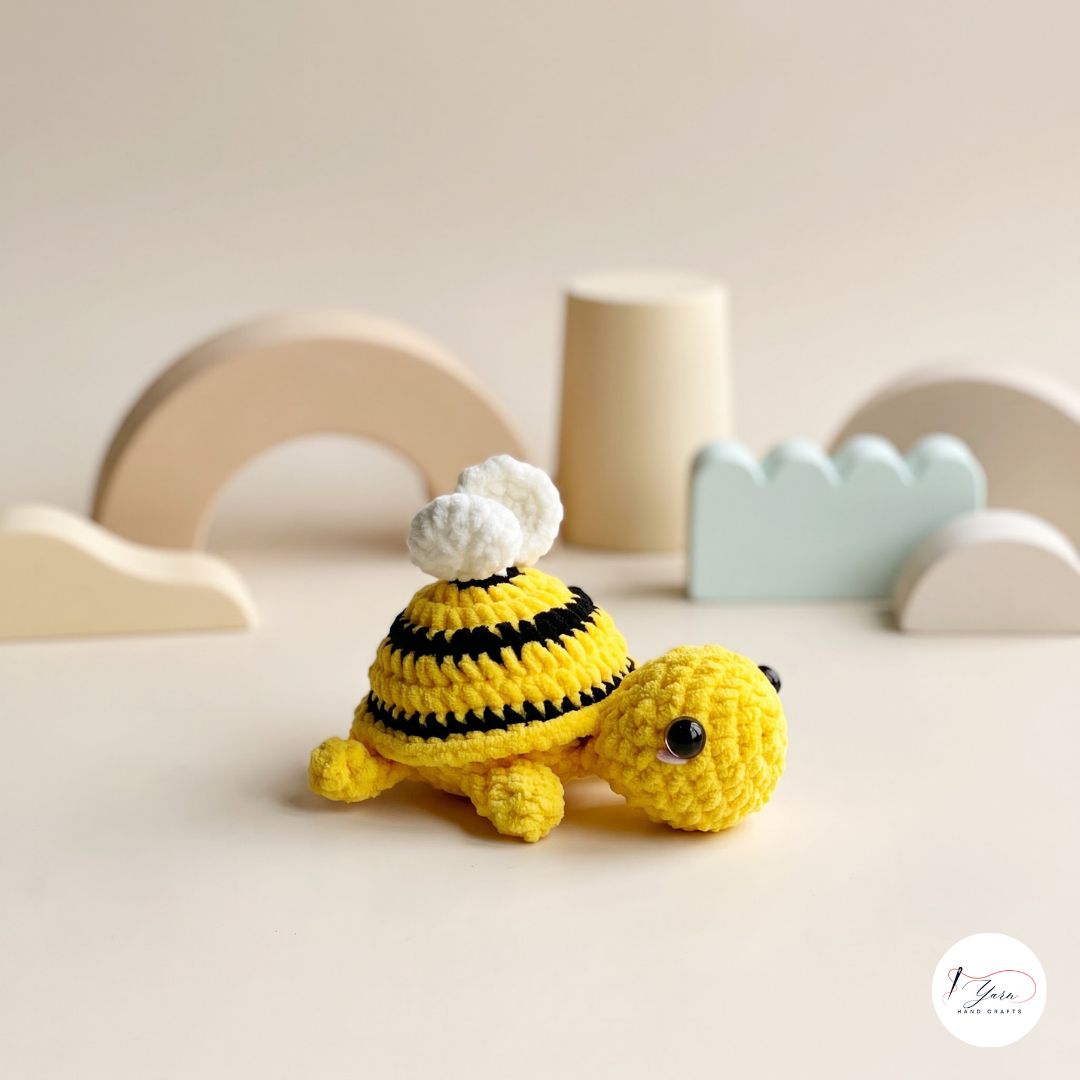 Turtle Crochet Pattern Bundle PDF, Sunflower Bee Daisy and Lavender Turtle Amigurumi Patterns, Cute Floral Turtle Plush