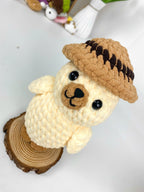 Seal Wearing A Hat Amigurumi Crochet Pattern, Stuffed Animal (PDF Tutorial)