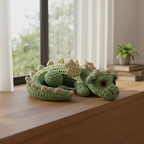 Dragon Crochet Pattern, Amigurumi Dragon, Cute Plush Dragon