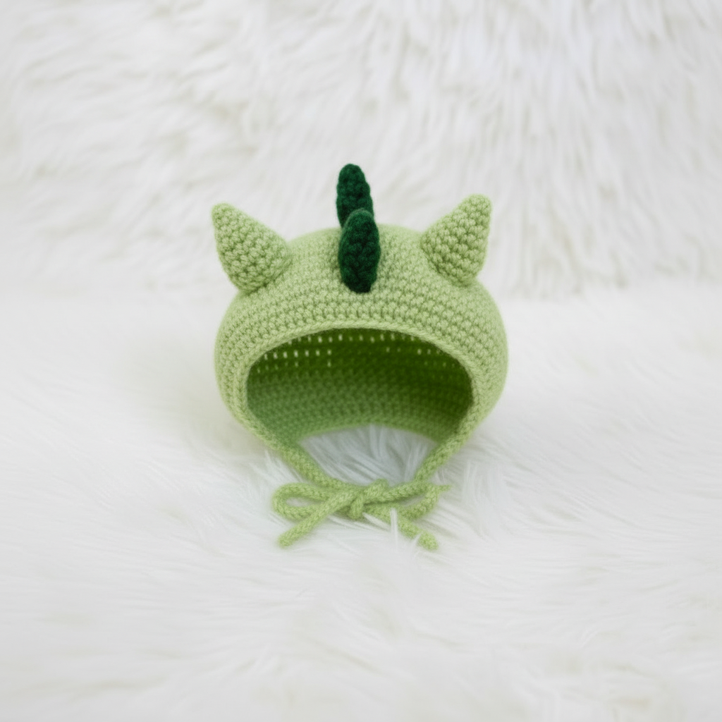 Dinosaur Cat Hat Crochet Pattern PDF, Dino Pet Hat Pattern, Cat Costume Crochet Tutorial