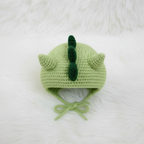 Dinosaur Cat Hat Crochet Pattern PDF, Dino Pet Hat Pattern, Cat Costume Crochet Tutorial
