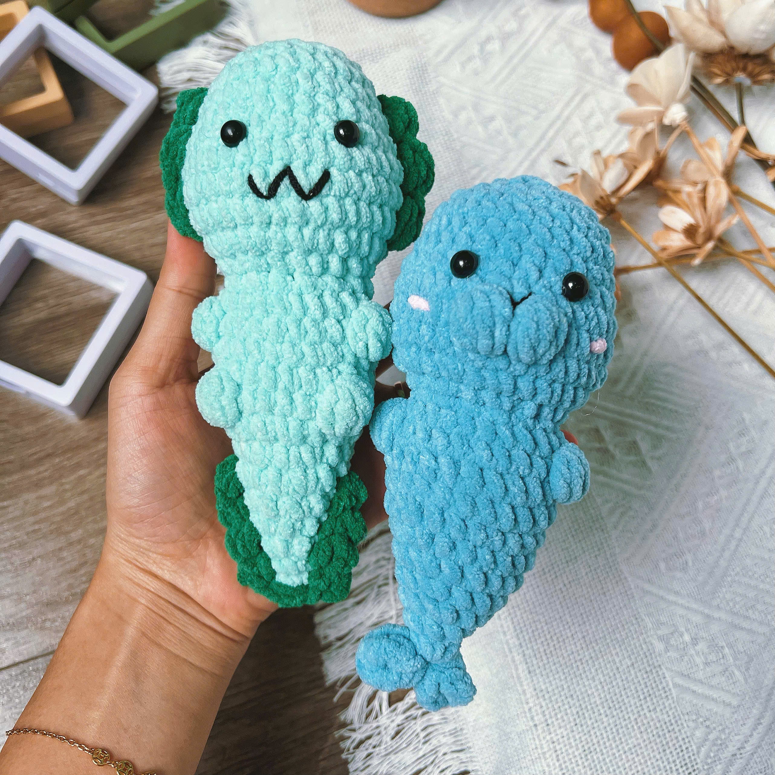 Seal Crochet Pattern PDF, No Sew Seal Amigurumi Pattern, Cute Baby Seal Plush Tutorial,
